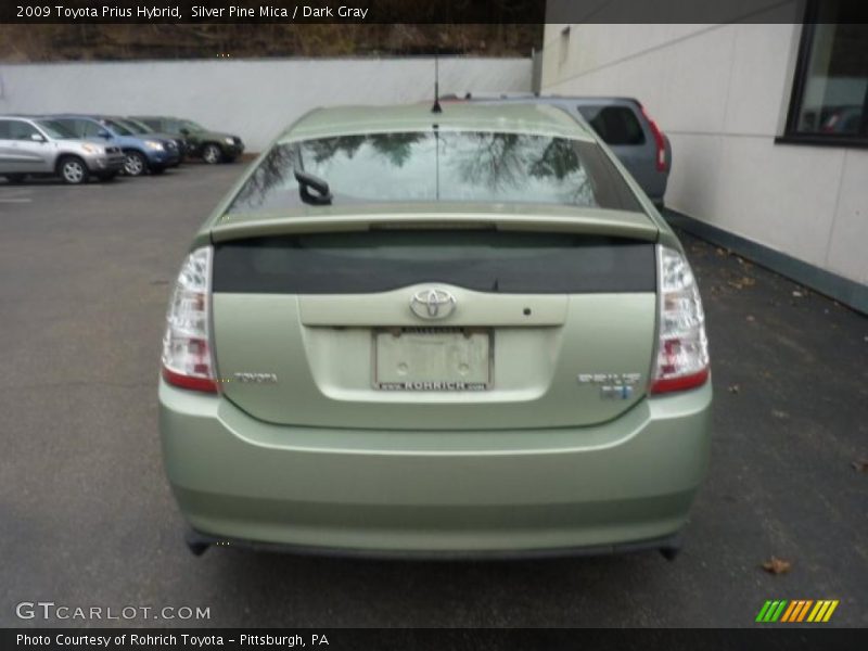 Silver Pine Mica / Dark Gray 2009 Toyota Prius Hybrid