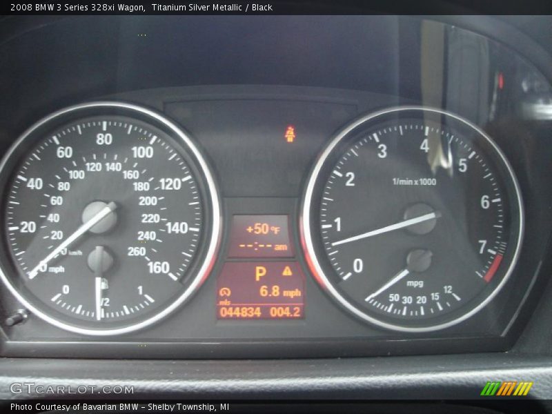 Titanium Silver Metallic / Black 2008 BMW 3 Series 328xi Wagon