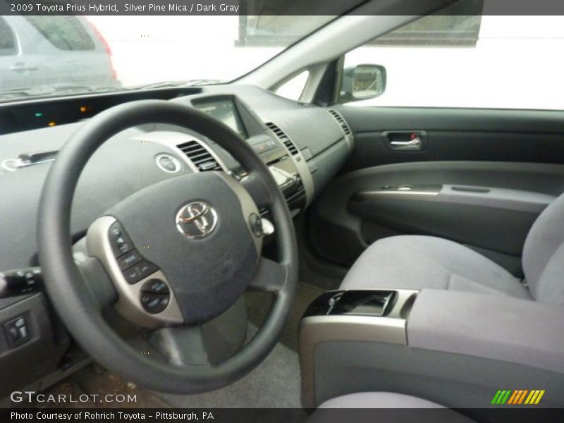 Silver Pine Mica / Dark Gray 2009 Toyota Prius Hybrid
