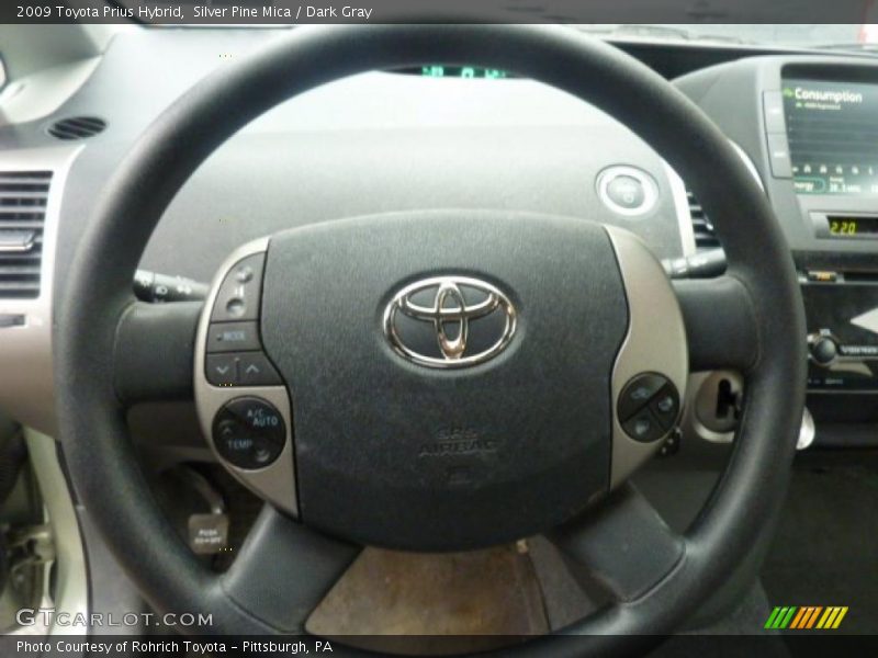 Silver Pine Mica / Dark Gray 2009 Toyota Prius Hybrid