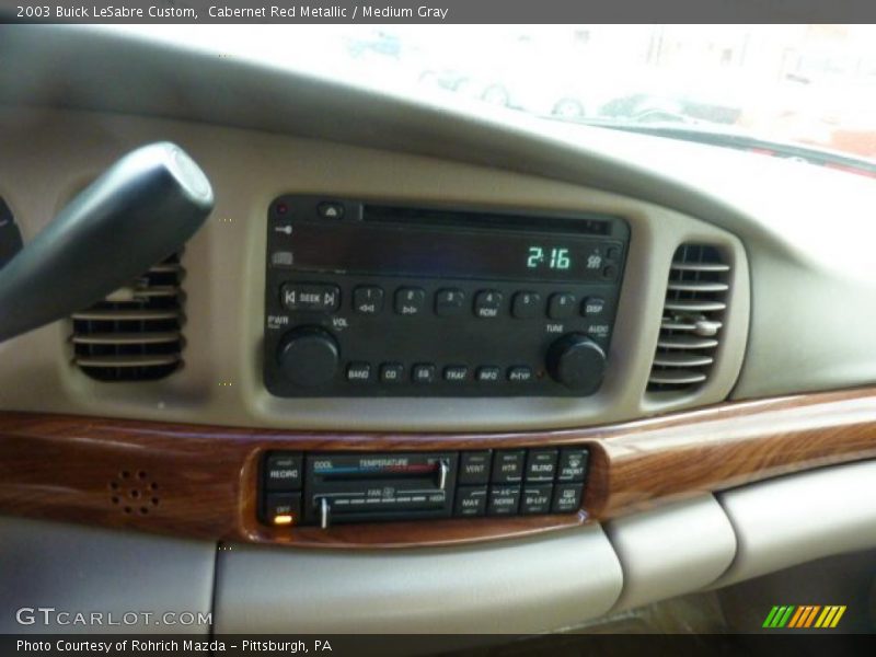 Cabernet Red Metallic / Medium Gray 2003 Buick LeSabre Custom