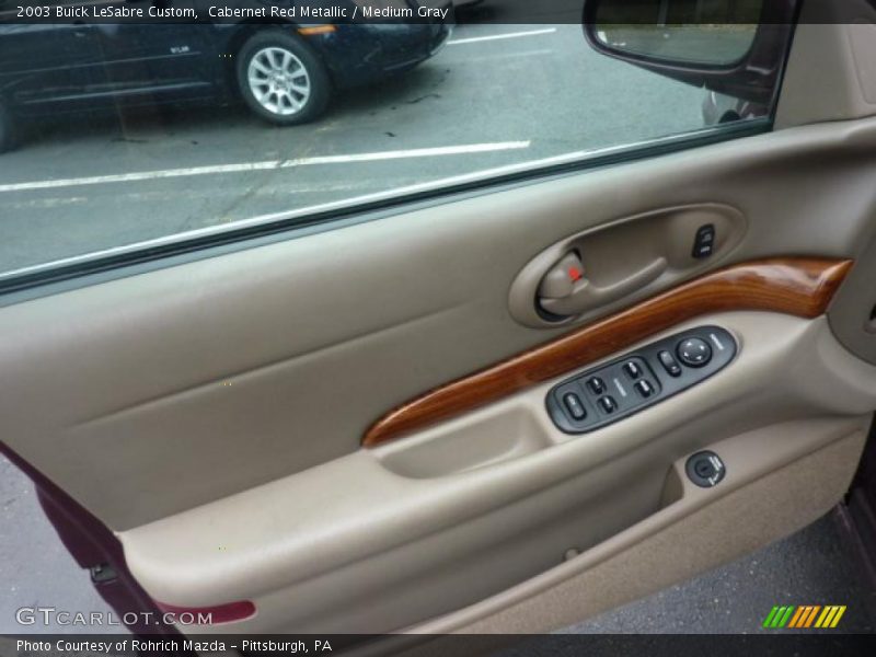 Cabernet Red Metallic / Medium Gray 2003 Buick LeSabre Custom