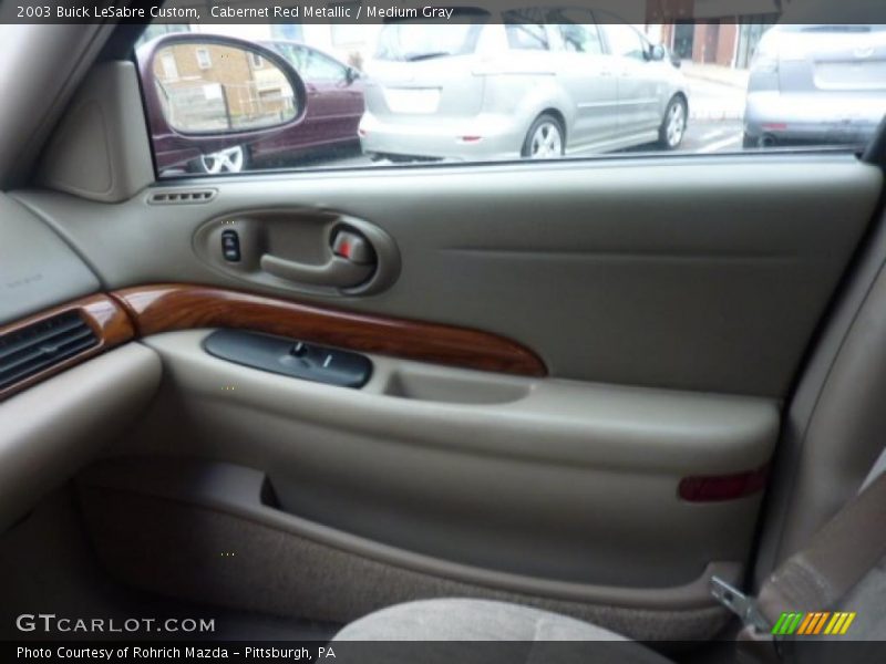 Cabernet Red Metallic / Medium Gray 2003 Buick LeSabre Custom