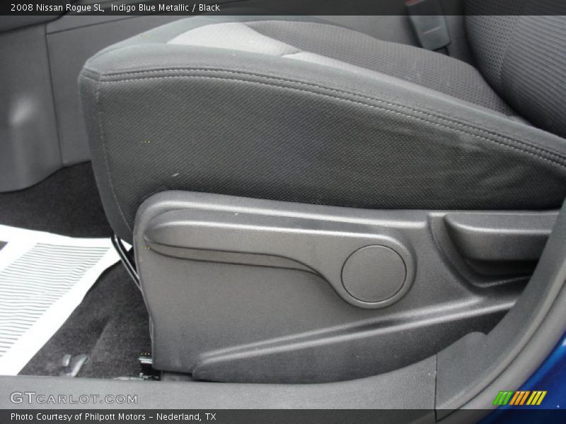 Indigo Blue Metallic / Black 2008 Nissan Rogue SL