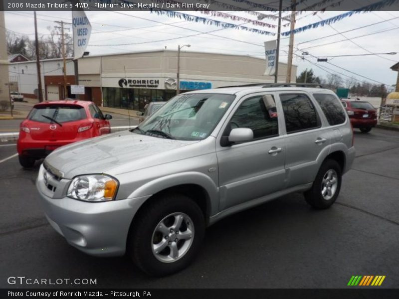Platinum Silver Metallic / Dark Flint Gray 2006 Mazda Tribute s 4WD