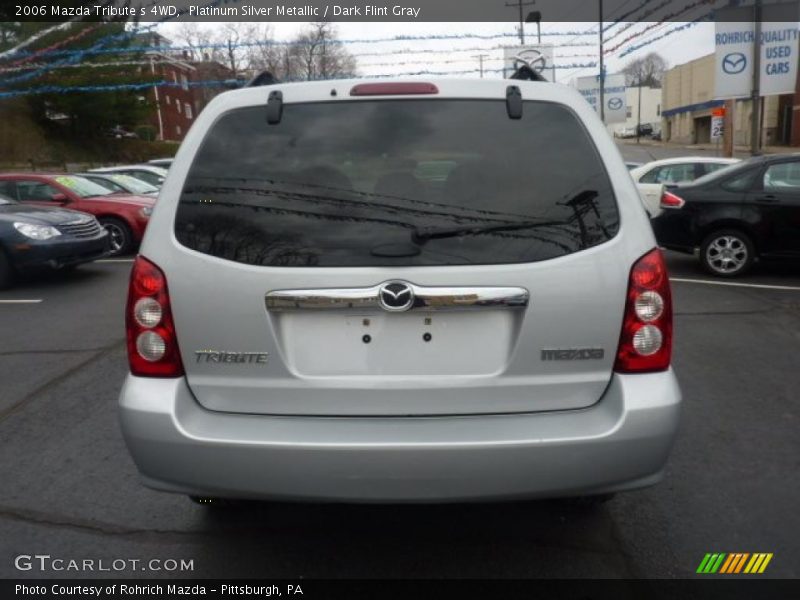 Platinum Silver Metallic / Dark Flint Gray 2006 Mazda Tribute s 4WD