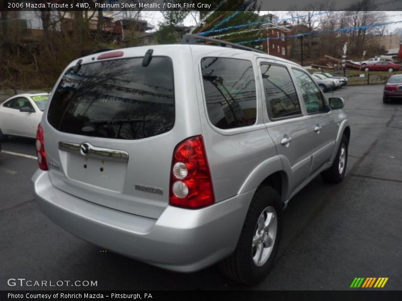 Platinum Silver Metallic / Dark Flint Gray 2006 Mazda Tribute s 4WD