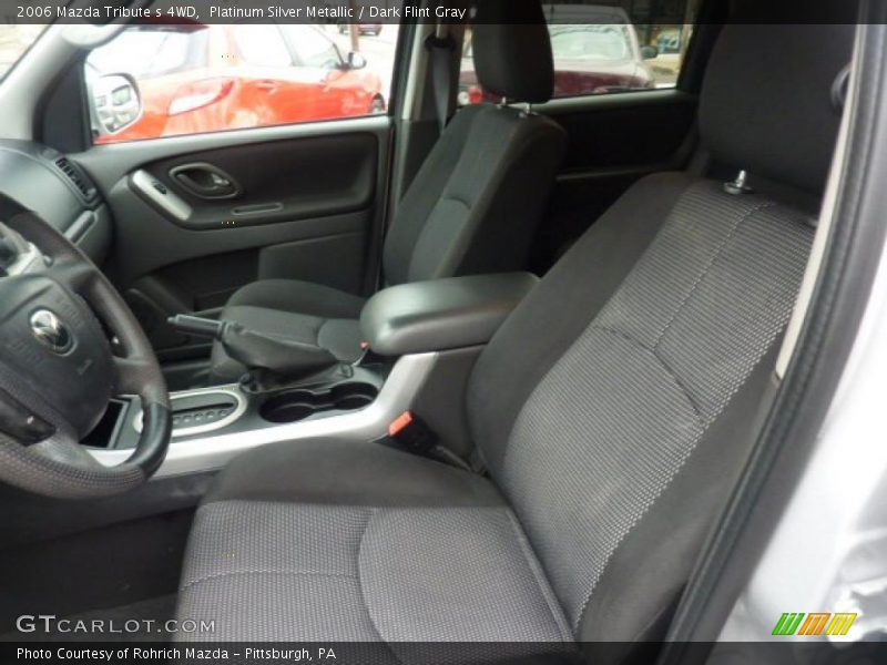 Platinum Silver Metallic / Dark Flint Gray 2006 Mazda Tribute s 4WD