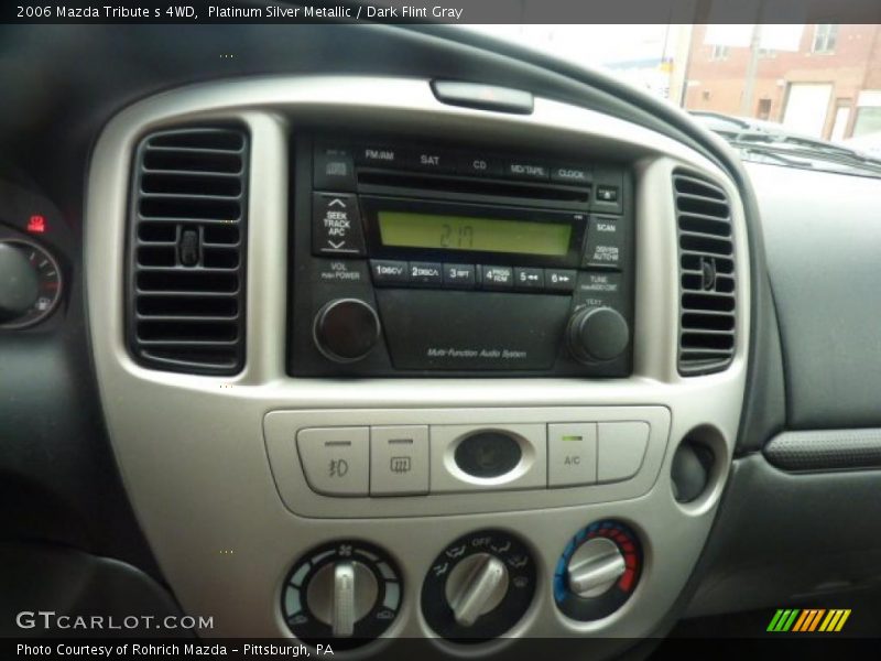 Platinum Silver Metallic / Dark Flint Gray 2006 Mazda Tribute s 4WD