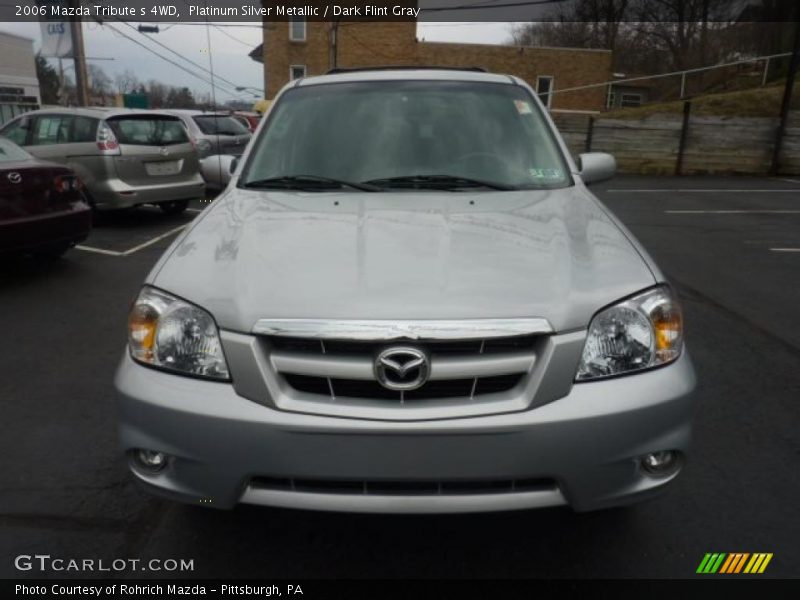 Platinum Silver Metallic / Dark Flint Gray 2006 Mazda Tribute s 4WD