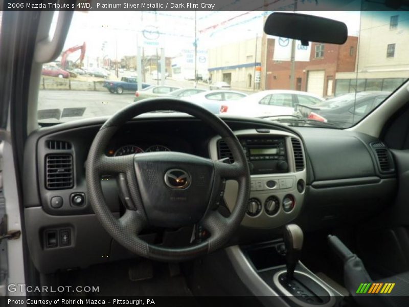 Platinum Silver Metallic / Dark Flint Gray 2006 Mazda Tribute s 4WD