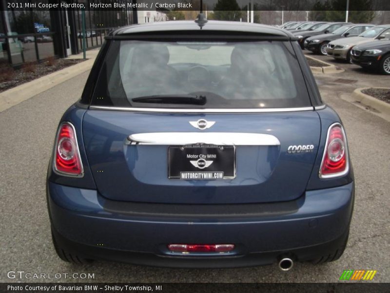 Horizon Blue Metallic / Carbon Black 2011 Mini Cooper Hardtop
