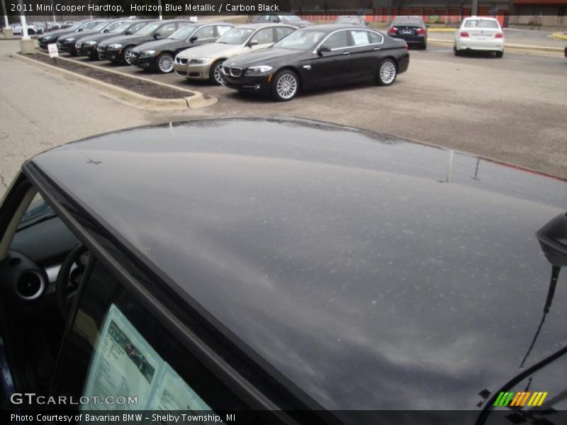 Horizon Blue Metallic / Carbon Black 2011 Mini Cooper Hardtop