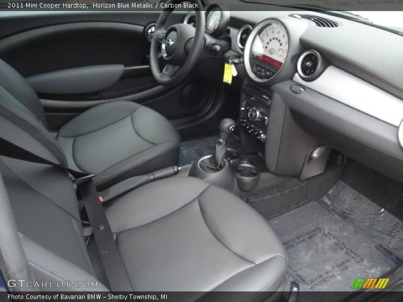 Horizon Blue Metallic / Carbon Black 2011 Mini Cooper Hardtop