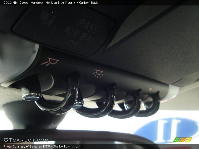 Horizon Blue Metallic / Carbon Black 2011 Mini Cooper Hardtop