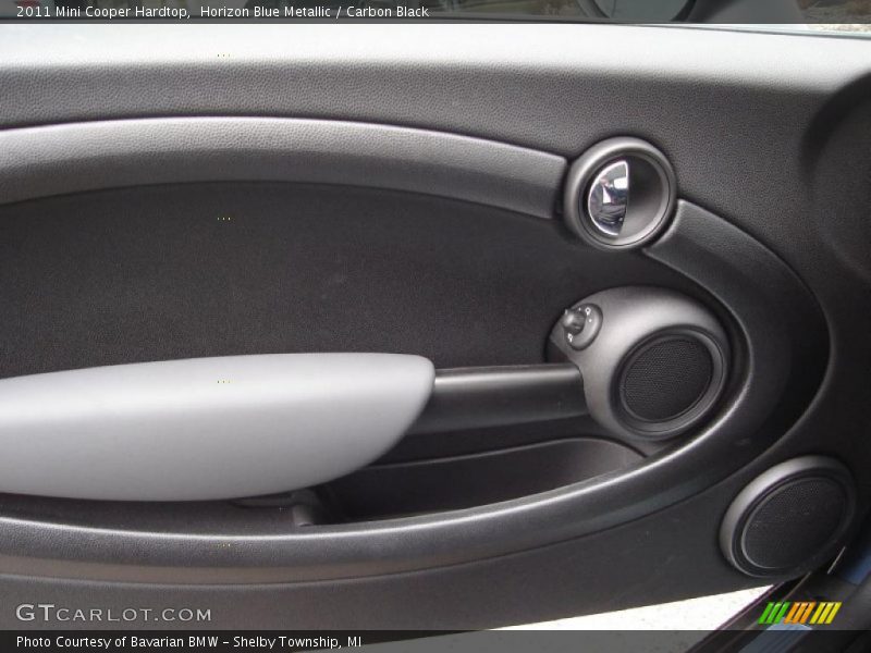 Horizon Blue Metallic / Carbon Black 2011 Mini Cooper Hardtop