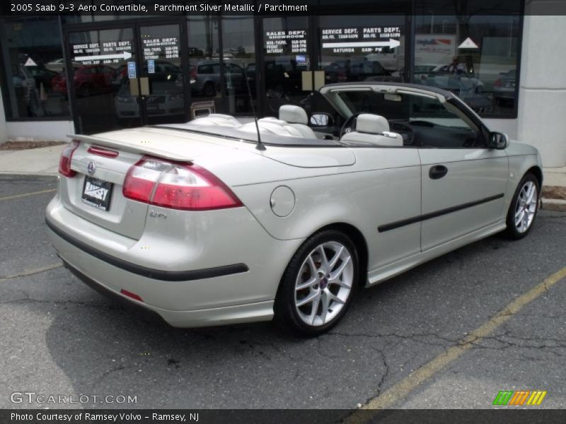 Parchment Silver Metallic / Parchment 2005 Saab 9-3 Aero Convertible