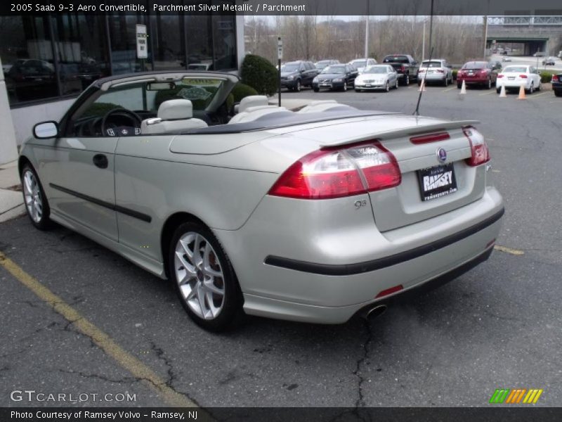 Parchment Silver Metallic / Parchment 2005 Saab 9-3 Aero Convertible
