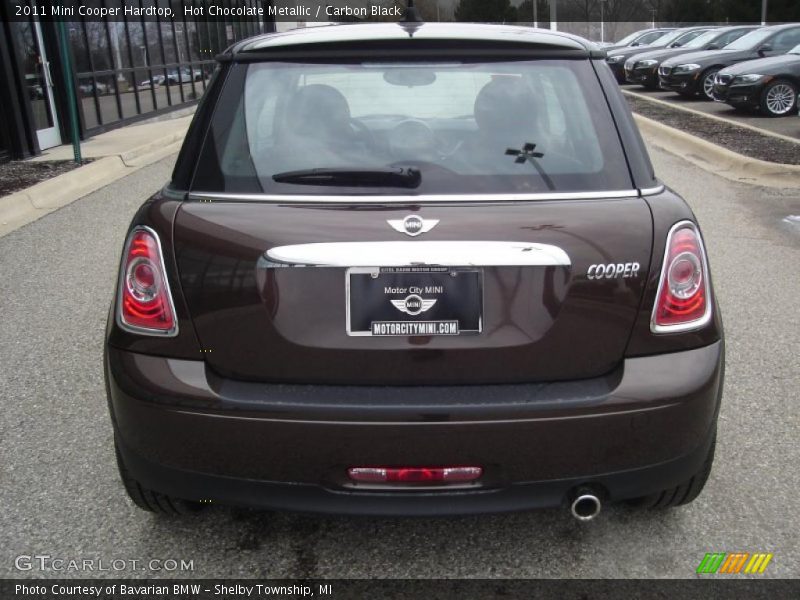 Hot Chocolate Metallic / Carbon Black 2011 Mini Cooper Hardtop