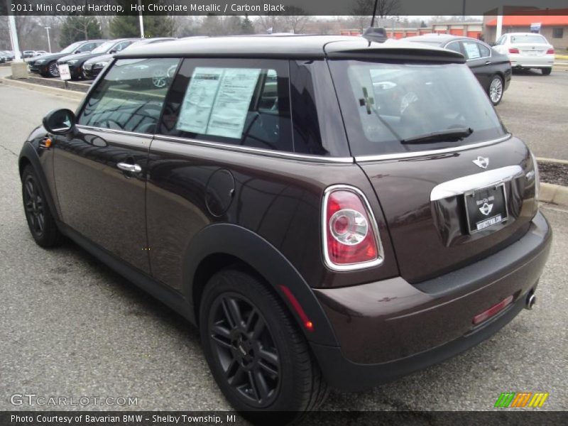 Hot Chocolate Metallic / Carbon Black 2011 Mini Cooper Hardtop
