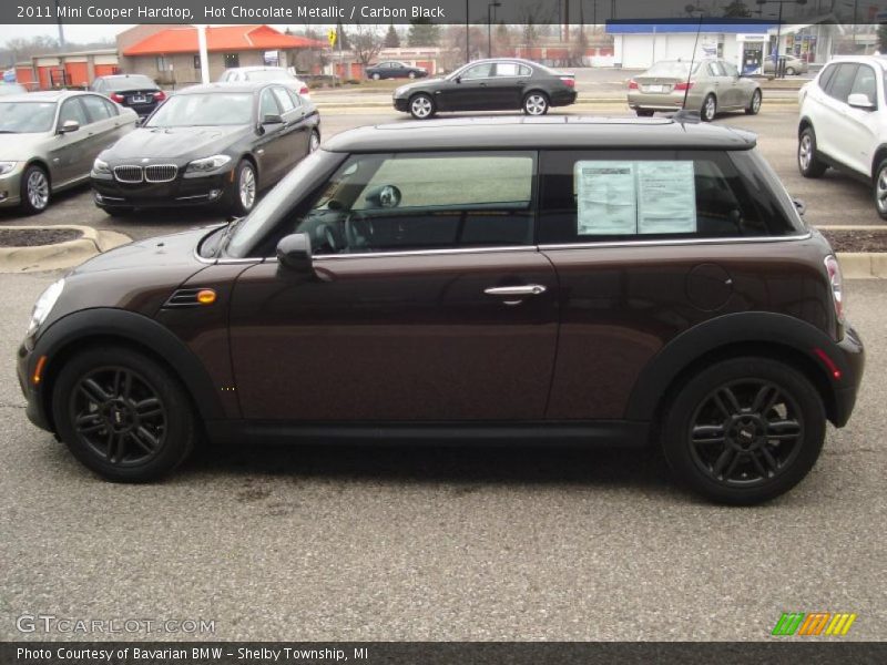 Hot Chocolate Metallic / Carbon Black 2011 Mini Cooper Hardtop