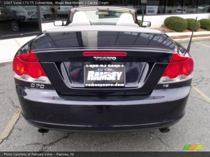 Magic Blue Metallic / Calcite Cream 2007 Volvo C70 T5 Convertible