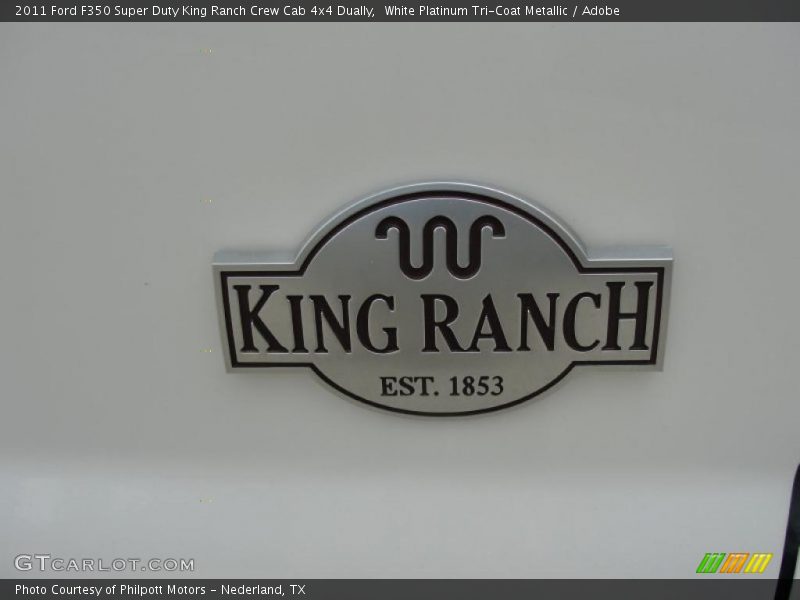  2011 F350 Super Duty King Ranch Crew Cab 4x4 Dually Logo