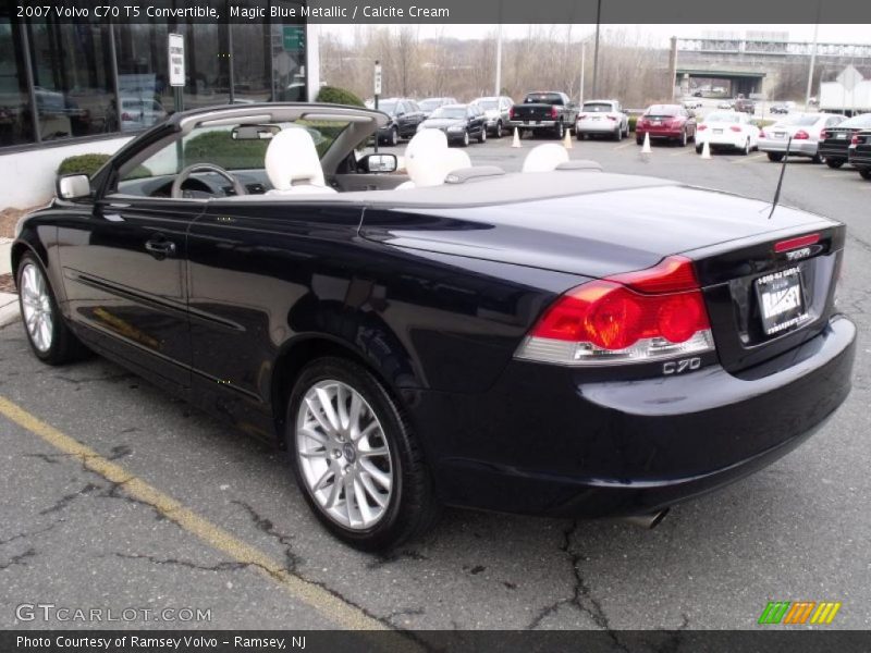 Magic Blue Metallic / Calcite Cream 2007 Volvo C70 T5 Convertible