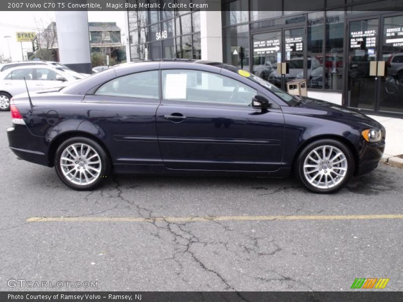 Magic Blue Metallic / Calcite Cream 2007 Volvo C70 T5 Convertible