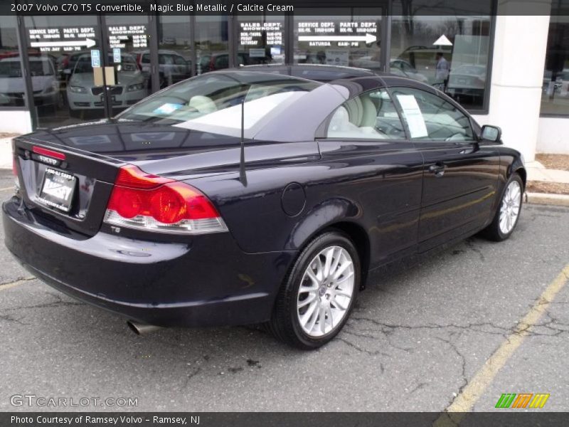 Magic Blue Metallic / Calcite Cream 2007 Volvo C70 T5 Convertible