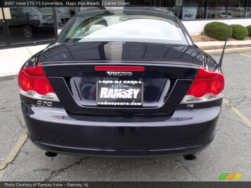 Magic Blue Metallic / Calcite Cream 2007 Volvo C70 T5 Convertible