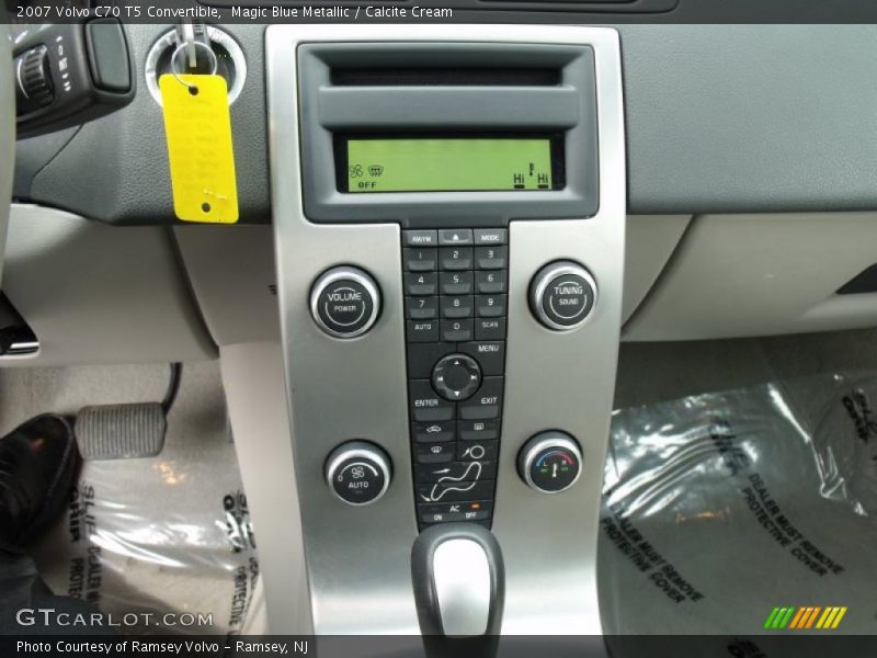 Magic Blue Metallic / Calcite Cream 2007 Volvo C70 T5 Convertible