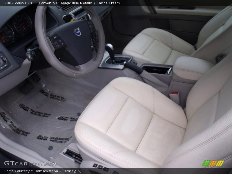 Magic Blue Metallic / Calcite Cream 2007 Volvo C70 T5 Convertible