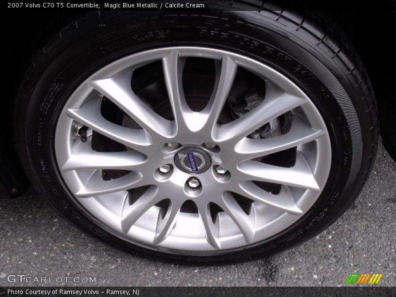 Magic Blue Metallic / Calcite Cream 2007 Volvo C70 T5 Convertible