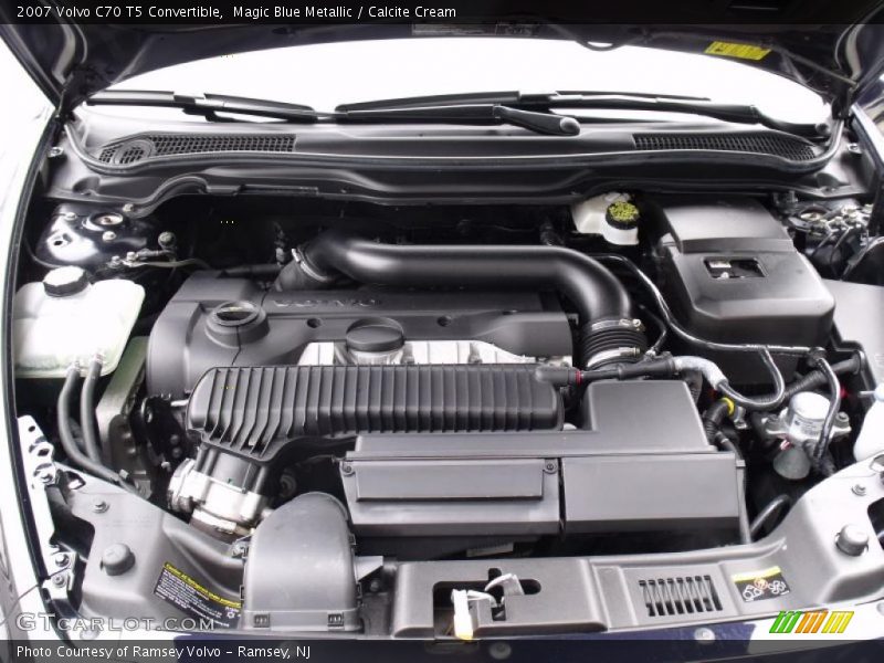 Magic Blue Metallic / Calcite Cream 2007 Volvo C70 T5 Convertible