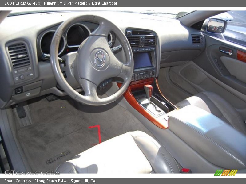 Millennium Silver Metallic / Light Charcoal 2001 Lexus GS 430