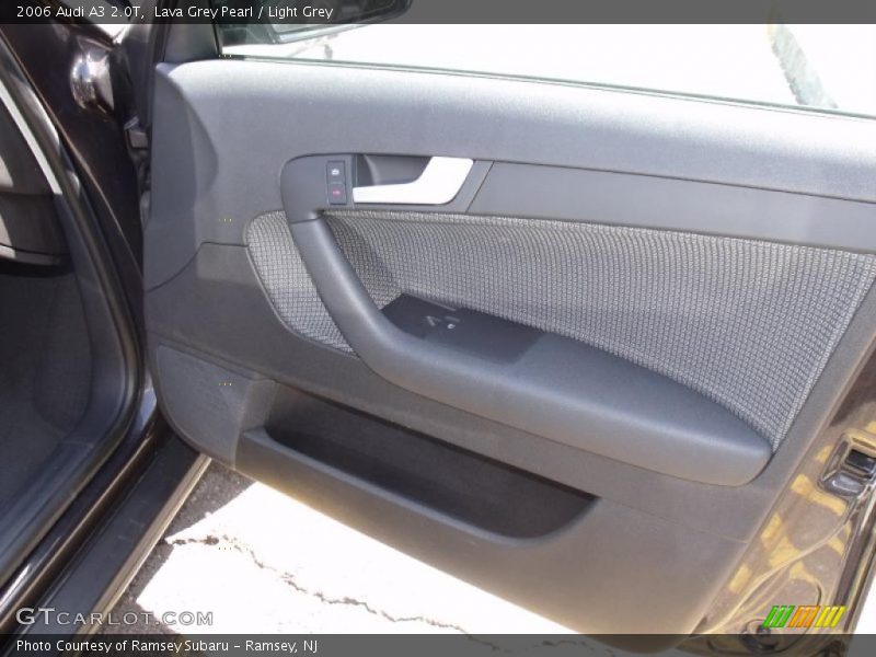 Lava Grey Pearl / Light Grey 2006 Audi A3 2.0T