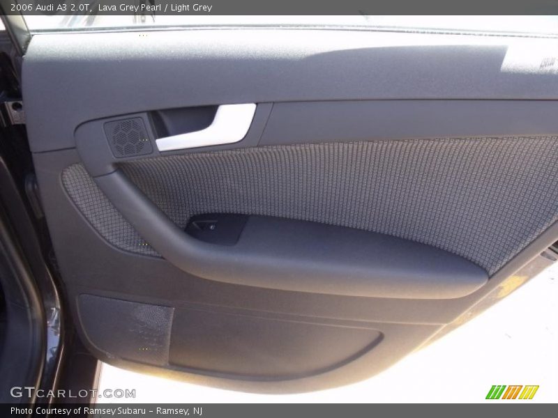 Lava Grey Pearl / Light Grey 2006 Audi A3 2.0T