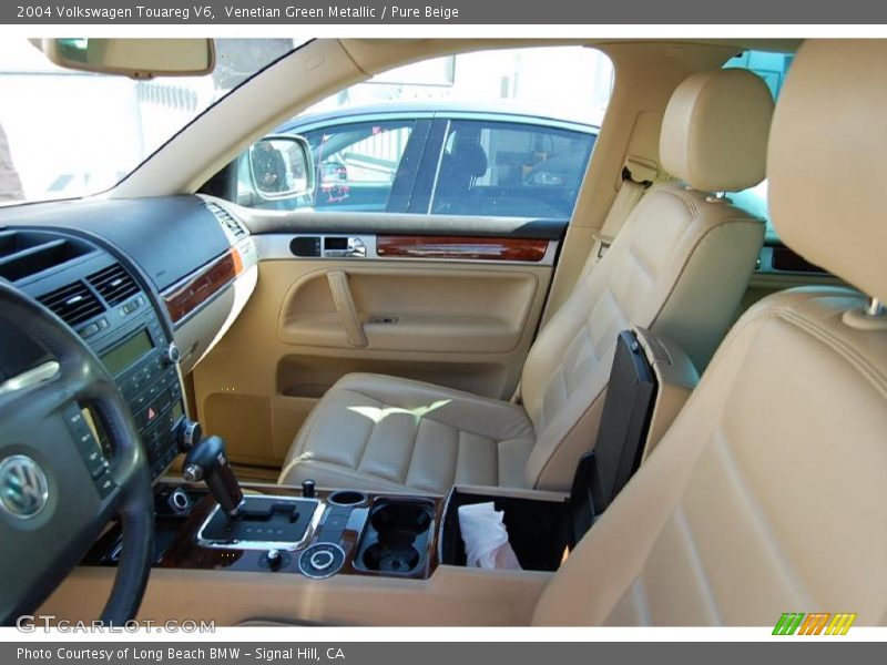 Venetian Green Metallic / Pure Beige 2004 Volkswagen Touareg V6