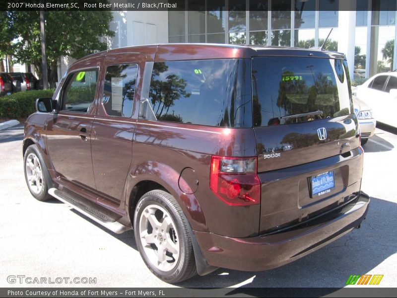 Root Beer Metallic / Black/Tribal 2007 Honda Element SC