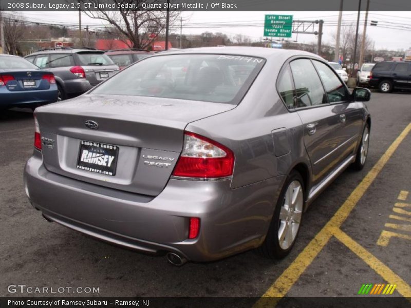 Quartz Silver Metallic / Off Black 2008 Subaru Legacy 2.5 GT Limited Sedan