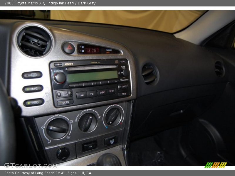 Indigo Ink Pearl / Dark Gray 2005 Toyota Matrix XR