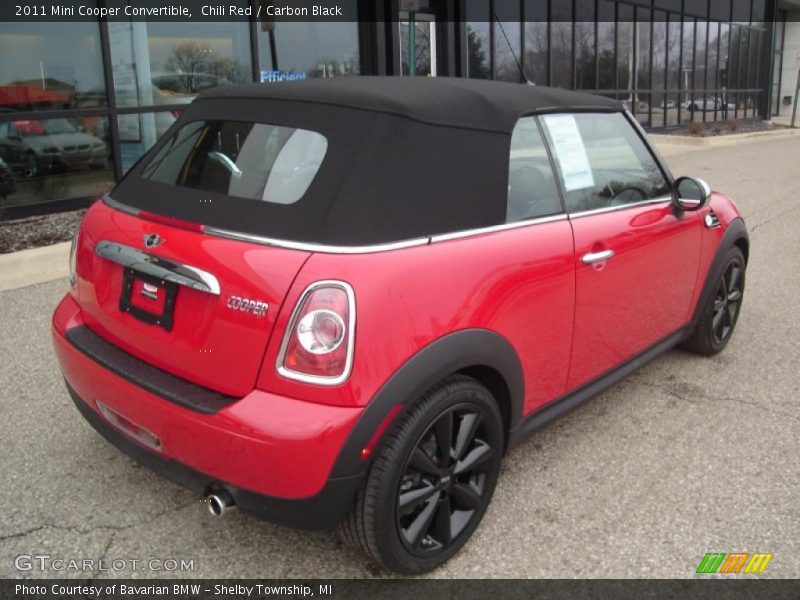 Chili Red / Carbon Black 2011 Mini Cooper Convertible