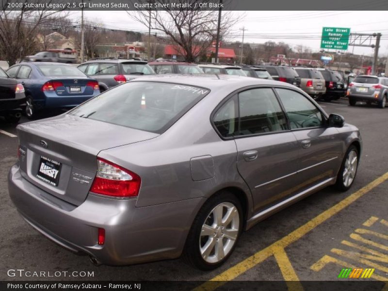 Quartz Silver Metallic / Off Black 2008 Subaru Legacy 2.5 GT Limited Sedan