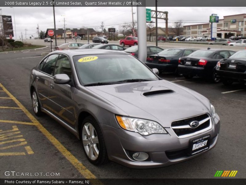 Quartz Silver Metallic / Off Black 2008 Subaru Legacy 2.5 GT Limited Sedan