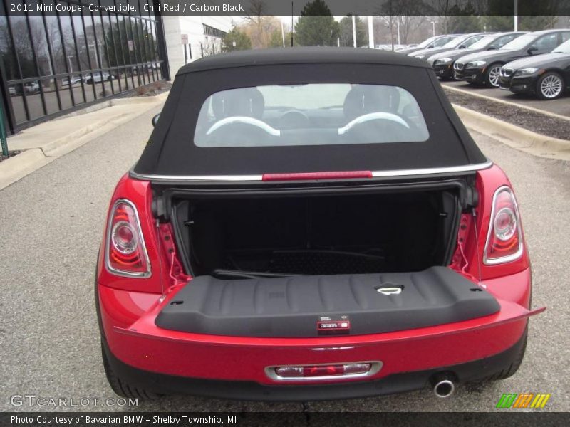 Chili Red / Carbon Black 2011 Mini Cooper Convertible