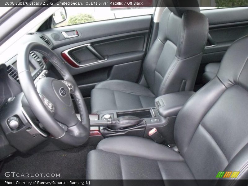  2008 Legacy 2.5 GT Limited Sedan Off Black Interior