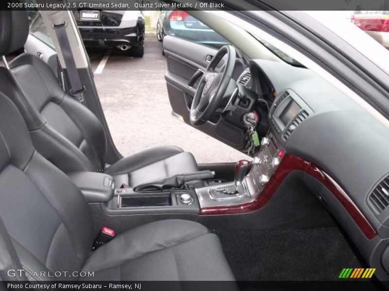 Quartz Silver Metallic / Off Black 2008 Subaru Legacy 2.5 GT Limited Sedan