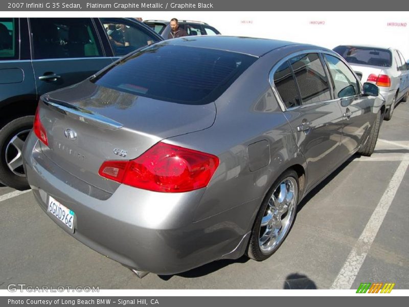 Platinum Graphite Metallic / Graphite Black 2007 Infiniti G 35 Sedan