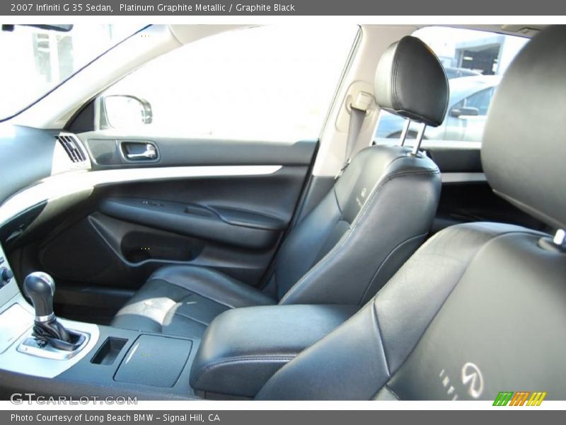 Platinum Graphite Metallic / Graphite Black 2007 Infiniti G 35 Sedan
